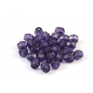Facette grape (violet) 4mm